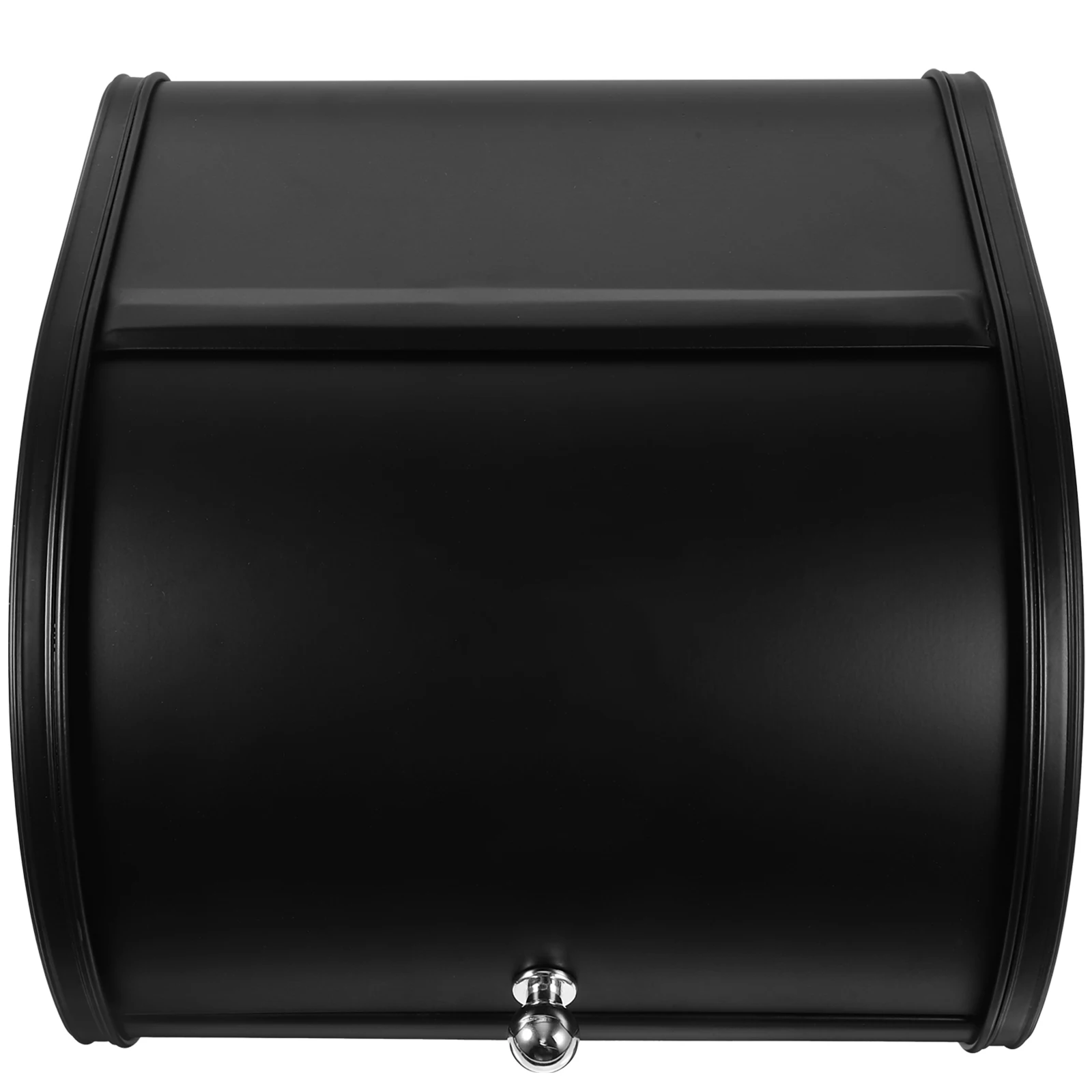 

Retro Sliding Cover Bread Box Carbon Steel Material Storage Container Food ganizer Snack Holder Kitchen Counter