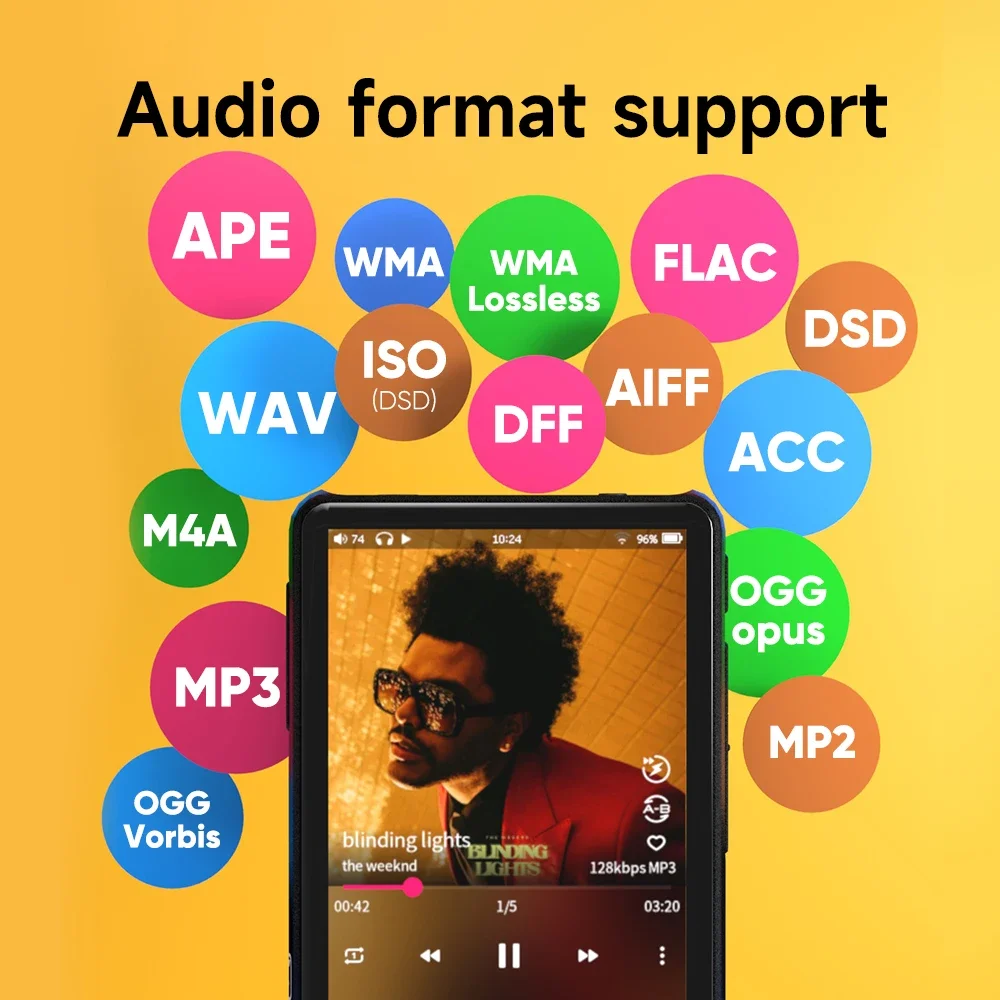 HiBy R3 Pro Saber 2022 Network Streaming Music Player USB DAC Audio Bluetooth WiFi DSD256 MQA16x LDAC Web Radio Airplay DLNA