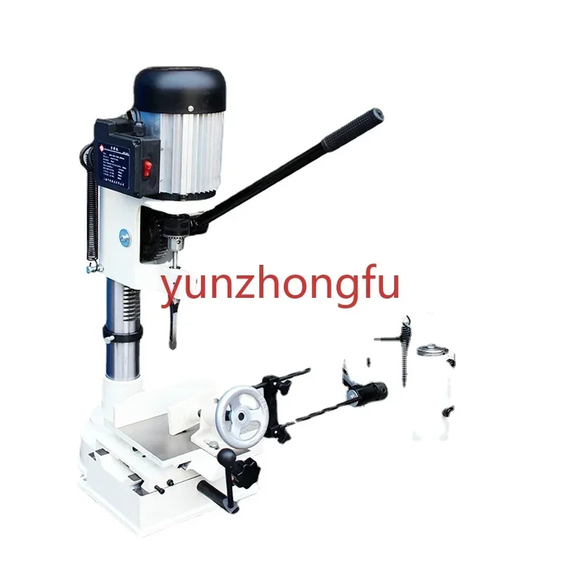 Woodworking Mortising Machine 750W Tenon  Carpentry Groover Drilling Hole Tenoning Tool Small Table   MK361A