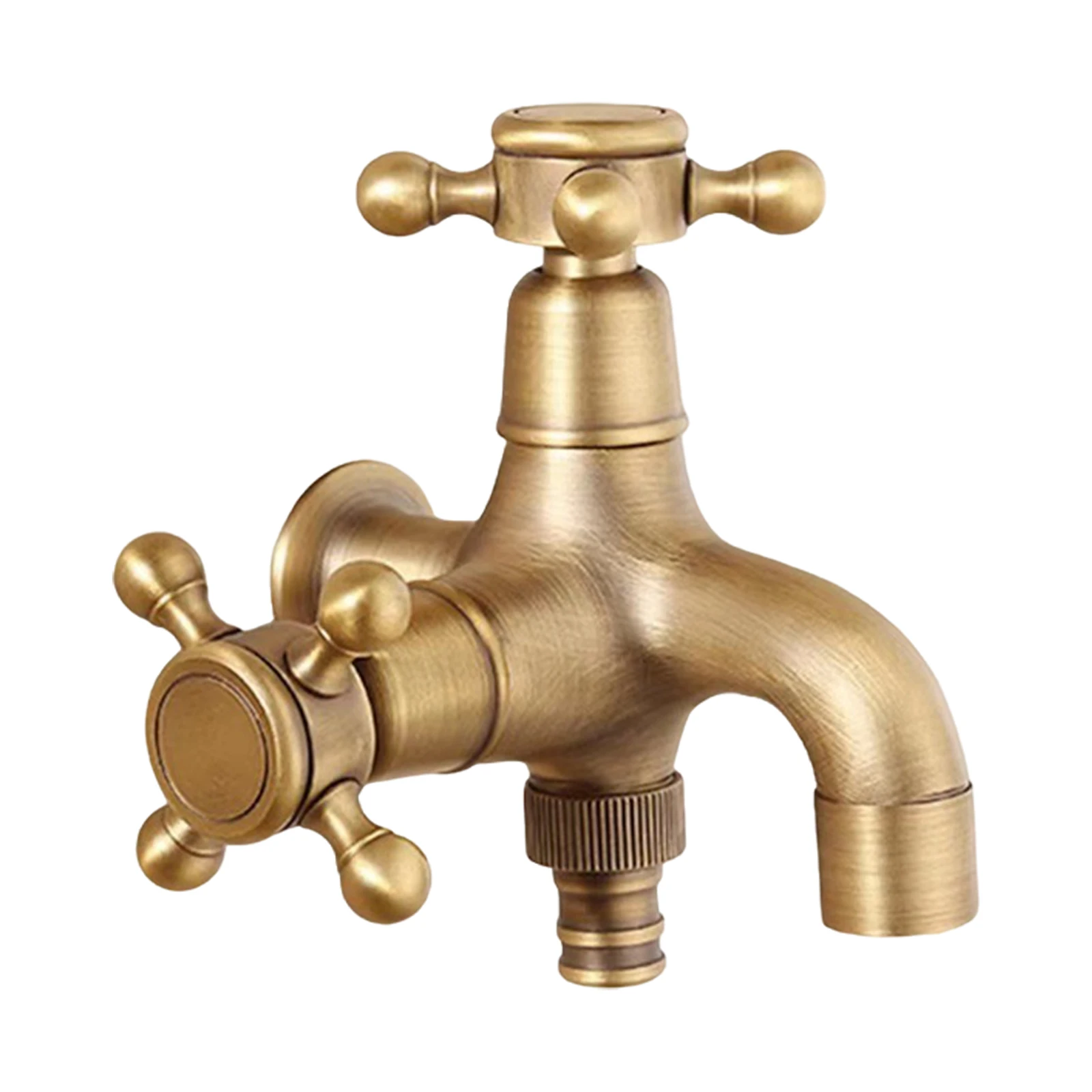 

Gold Brass Retro Small Pool Tap Wall Mount Water Faucet Tap Premium Choice For Efficient Washing Machine Garden Faucet