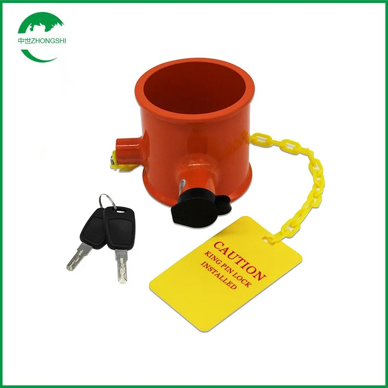Cylinder Anti-theft Trailer Locked with Warning Plate Semi-trailer RV Latch Lock A6531 Cross-border Hot Sale, RV Lock