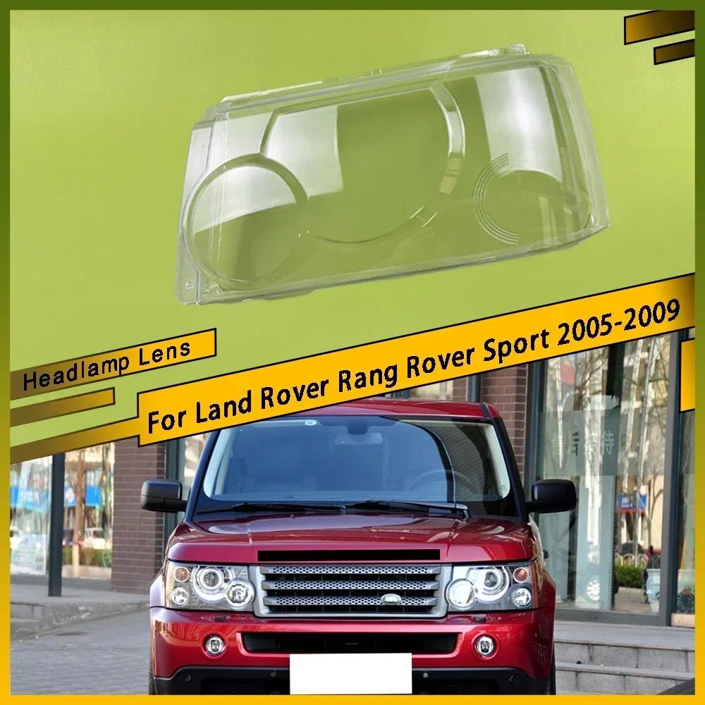 

Car Front Headlight Cover Lampshade Head Lamp light Shell glass Lens For Land Rover Rang Rover Sport 2005 2006 2007 2008 2009
