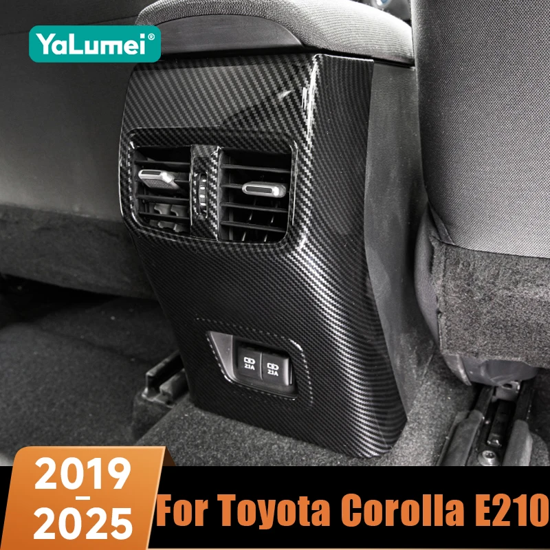Für Toyota Corolla E210 2019 2020 2021 2022 2023 2024 2025 Hybrid ABS Auto Heck Klimaanlage Auslass Lüftungsgitter Rahmen Zierleiste Abdeckung