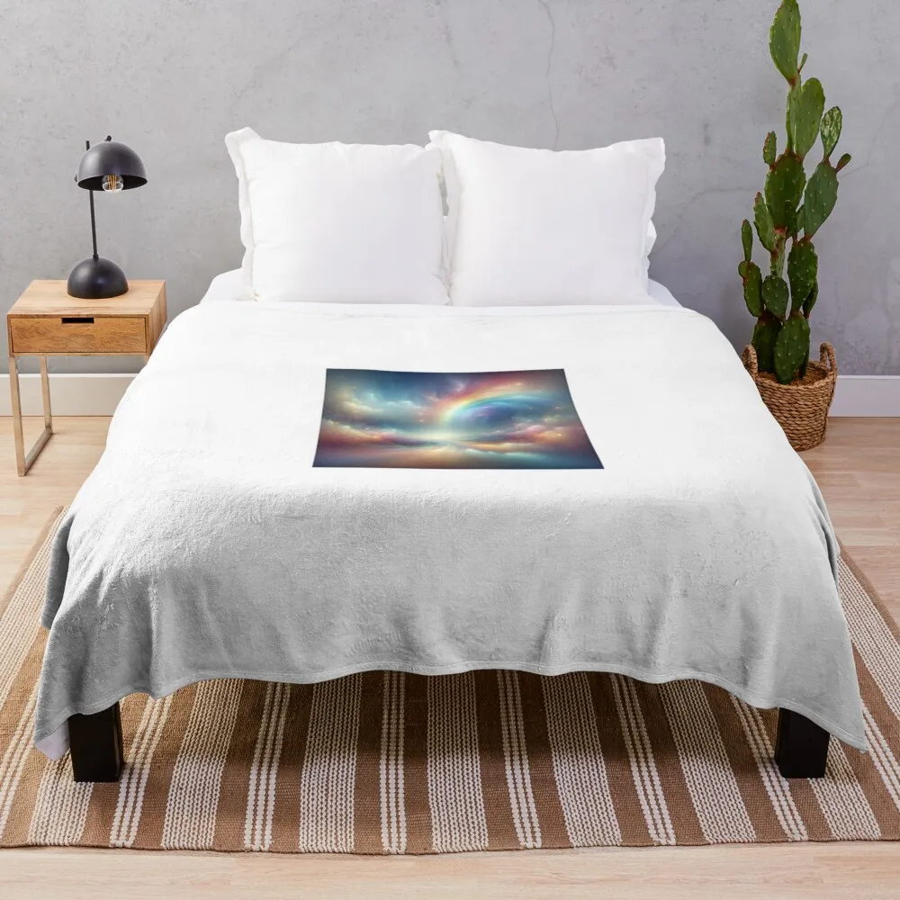 Blurred Prism Throw Blanket decorative Personalized Gift Blankets