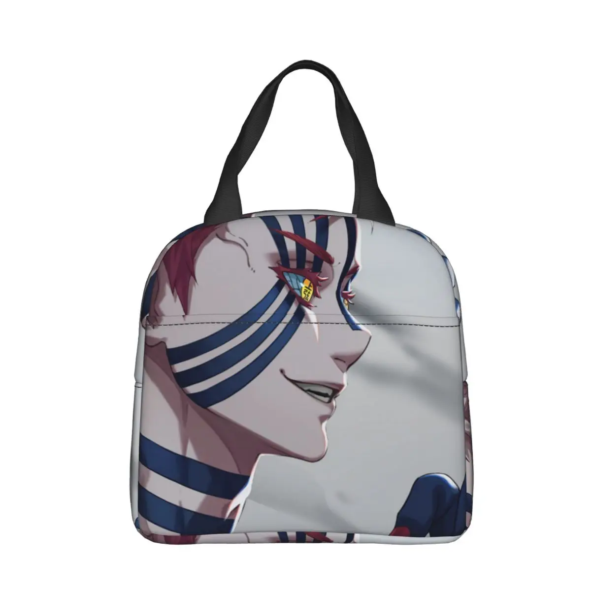 

Demon Slayer Anime Akaza Insulated Lunch Bag Cooler Bag Reusable Portable Tote Lunch Box for Men Women Office Outdoor