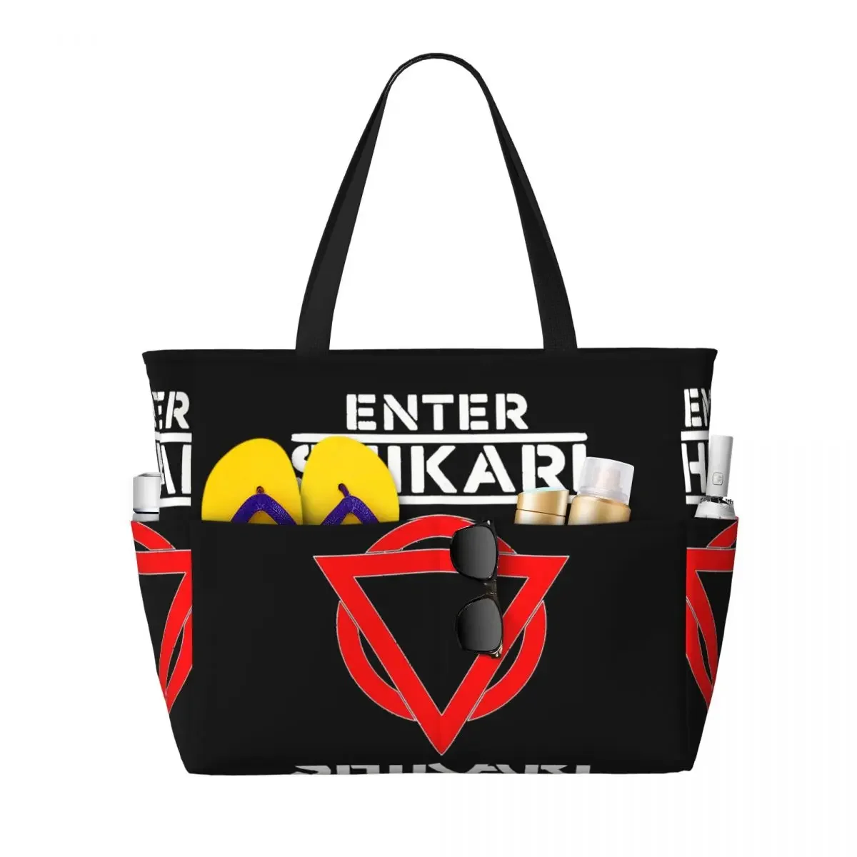 Enter Shikari Rock Band Graphic Beach Tote Bag Sport Gym Yoga Duffle Large Tote Bag Women Travel Bag Fitness bag