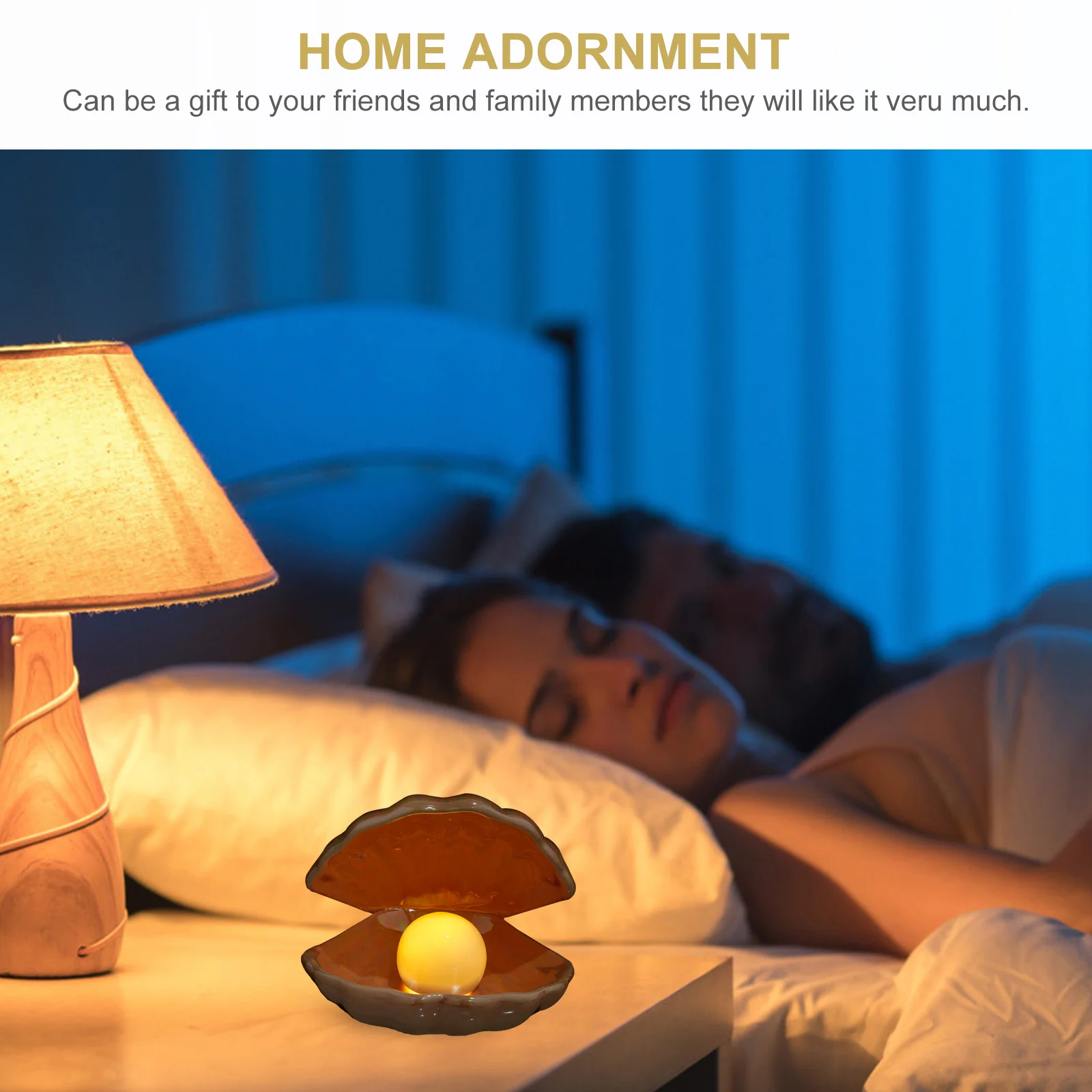 الوردي السيراميك قذيفة ليلة ضوء أباجورة للمنزل ديكور غرفة سطح المكتب الديكور الجدول زخرفة النمط الأوروبي