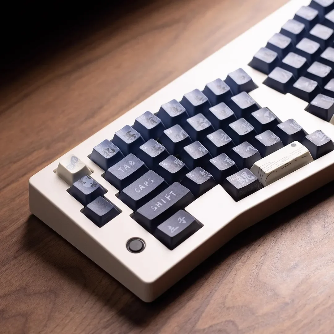 Oryginalna fabryczna wysokość klawiszy stopniowa zmiana pięciostronna termosublimacja PBT stopniowa zmiana klawiatury mechanicznej VGN98