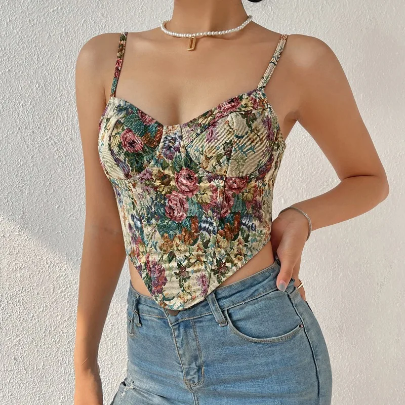 Sexy Bustiers Women Camis Underbust Bra Woman Clothes Faja Casual Bustier Ladies Crop Tops Blusa Lingerie Ropa Mujer Streetwear