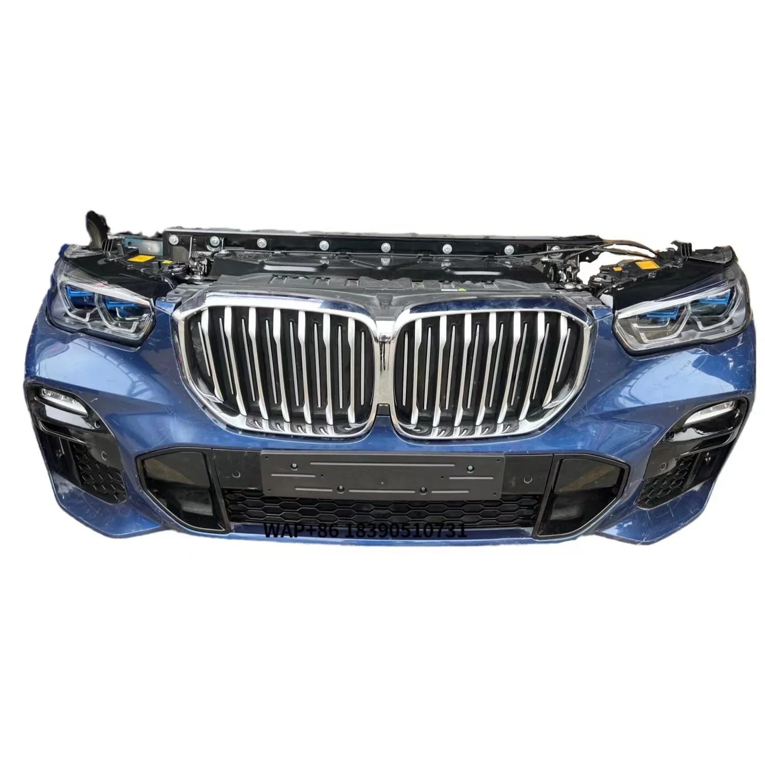 Sports Front Bumper Assembly with Radiator and Headlights for X5 G05M-Bolt-On Durable Auto Part