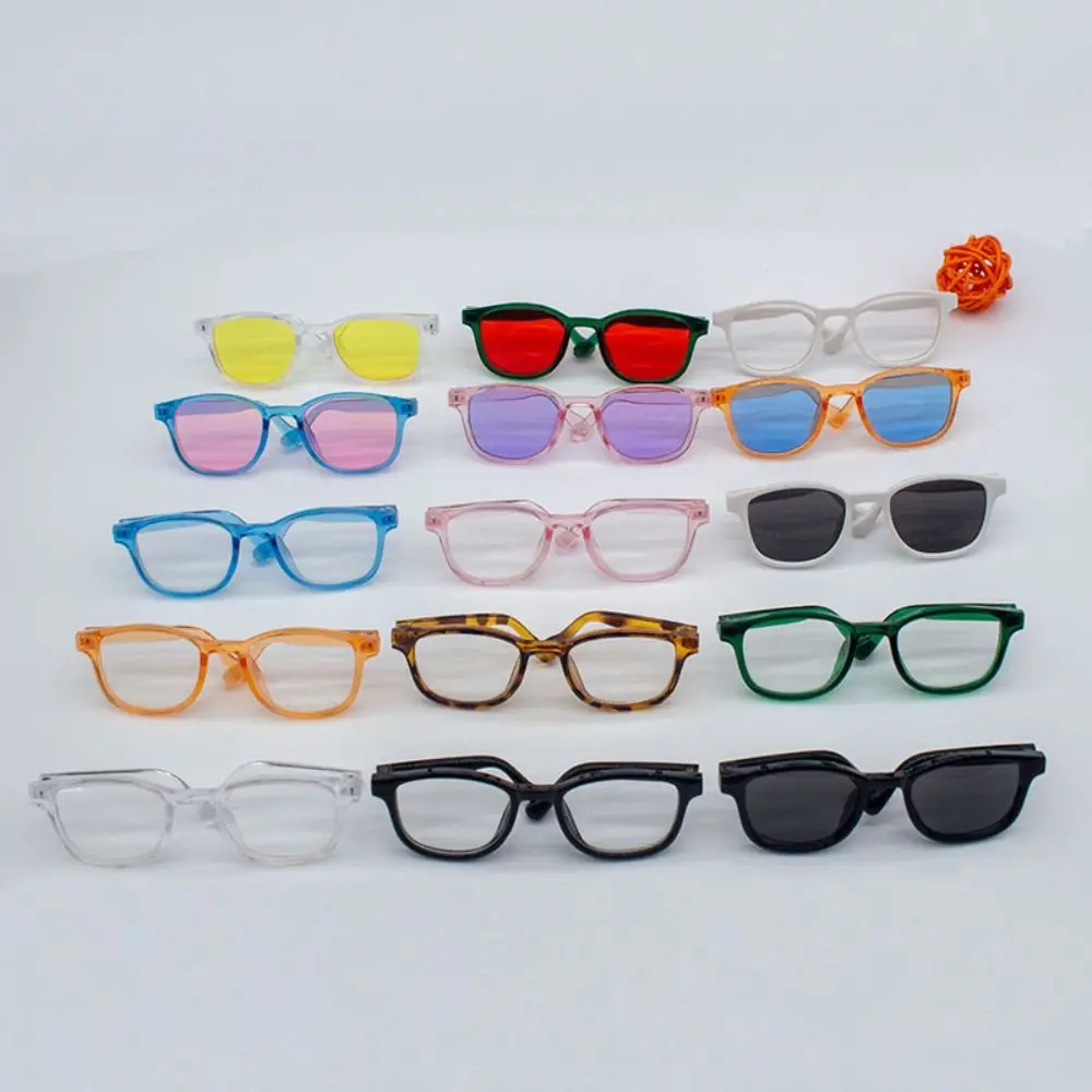 9.5cm Glasses Clothes Round Frame Fashion Dolls Glasses Cute for 15cm/20cm Cotton Dolls/1/3 1/4 BJD Dolls