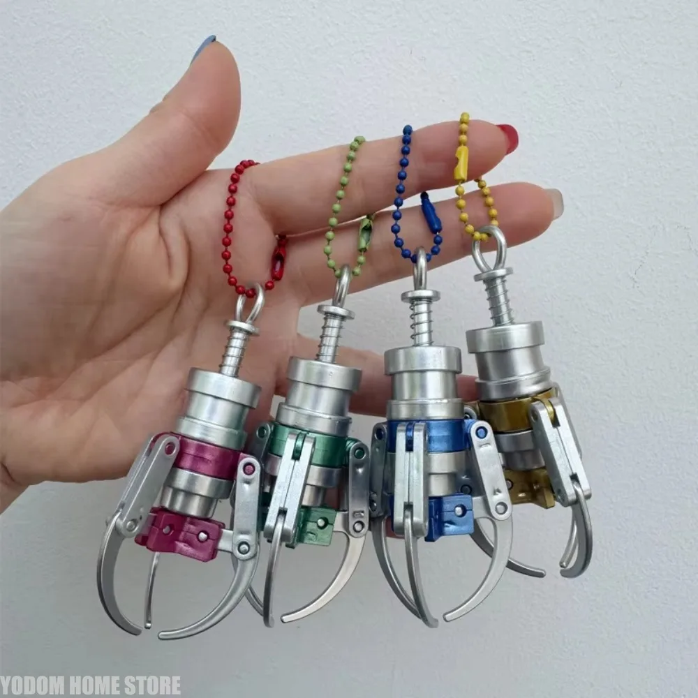 Claw Model Keychain Mini Doll Machine Claw Pendant Gripper Fingertip Decompression Tool Funny Stress Relief Bag Hanging