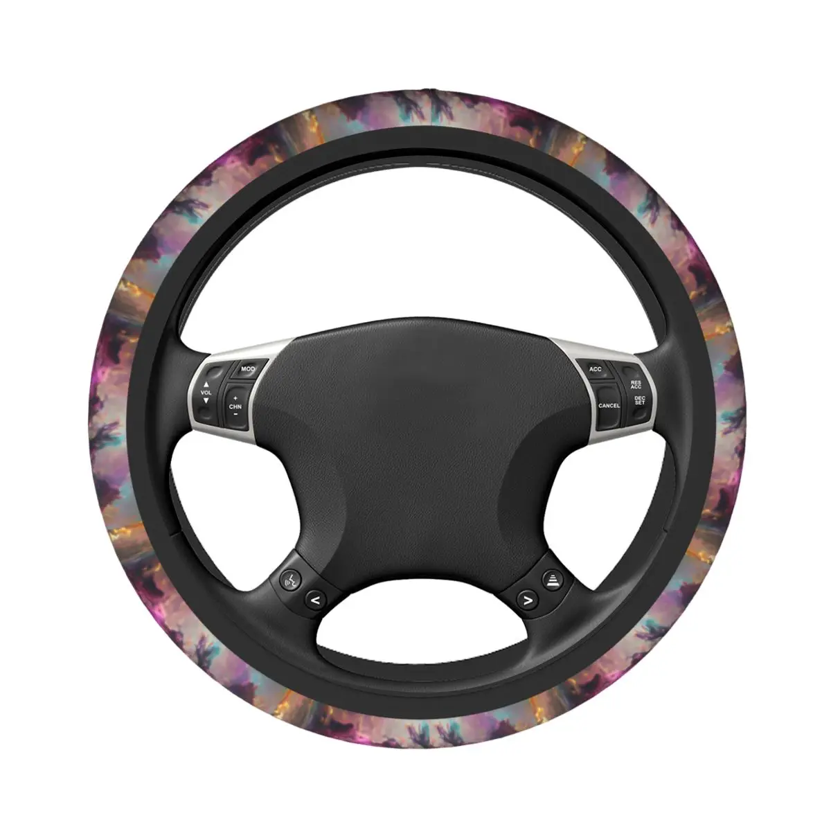 Tree, Fantasy, Artwork Car Steering Wheel Cover 38cm Non-slip Steering Wheel Protective Cover Suitable Car Accessories