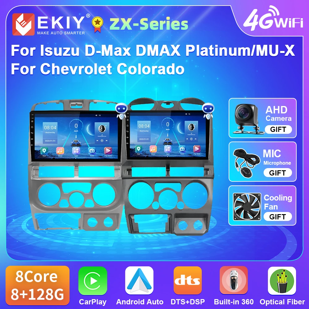 

EKIY For Isuzu D-Max DMAX Platinum/MU-X For Chevrolet Colorado Car Radio GPS Navigation Stereo Android 10 2Din No DVD Player