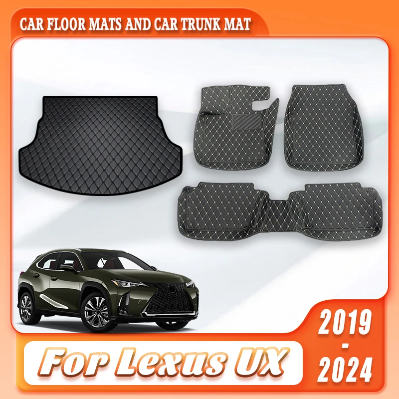 

Коврики и вкладыш в багажник для Lexus UX 2019-2024, всепогодные, нескользящие, не требуют инструментов, аксессуары для зимы