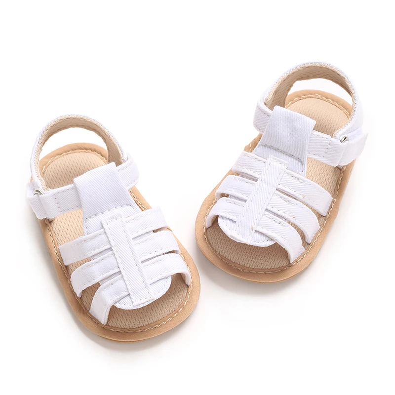 Chaussures d'été pour bébés garçons et filles, sandales antidérapantes à semelle en caoutchouc, premiers pas pour nourrissons, sandales de jardin décontractées pour bébés garçons