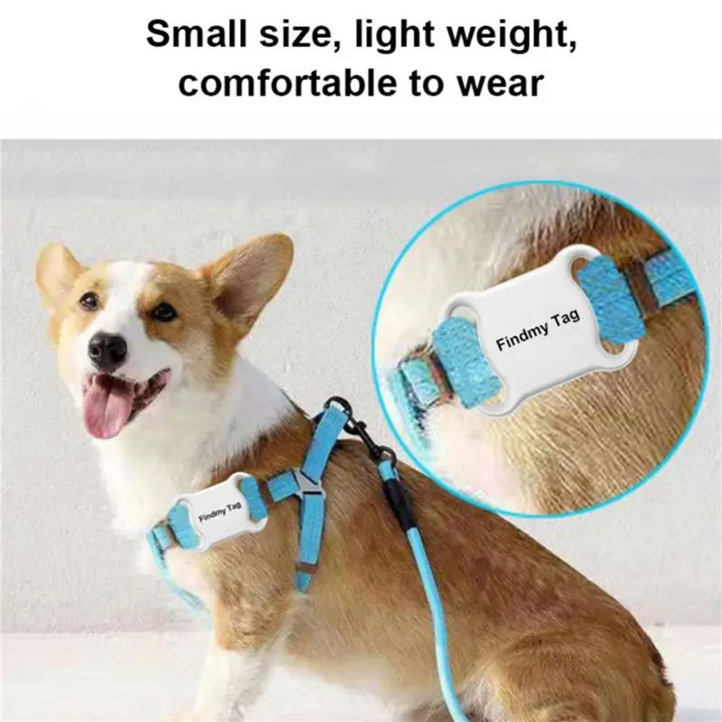 A25P 2X GPS Tracker 2.4G Low-Power WIFI Locator Auto Huisdieren Airtags Smart Finder Key Finder Positionering Findmy Tag APP (wit)