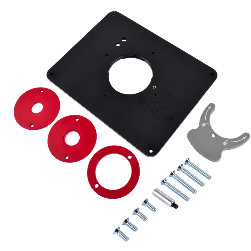 OEM PRS4034 New Predrilled Router Table Insert Plate incl.Level-Loc Rings For Triton