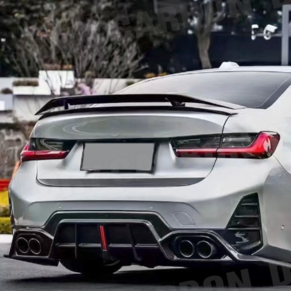 

For BMW G20 CMST Sport 2023+ Body Kits Dry Carbon Fiber Bumper Front Lip Rear Diffuser Side Skirts Rear Spoiler Wing