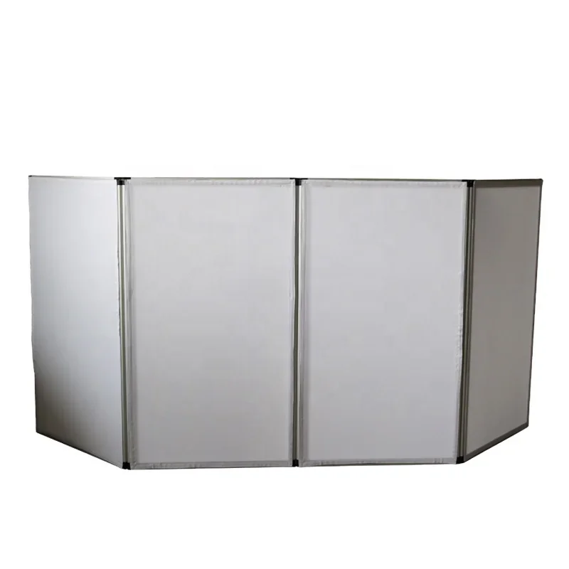 Grace White Black Aluminum Fabric DJ Facade Frame Booth DJ Activity Facade with Bag