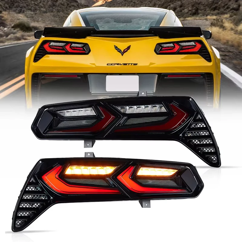 

Заводские оптовые светодиодные задние фонари подходят для Chevy Corvette C7 2014-2019, все модели для Chevrolet (для Северной Америки)