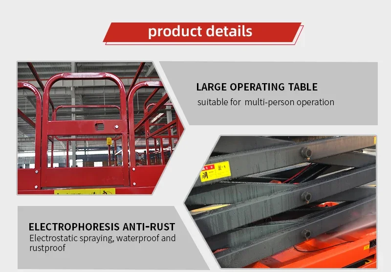 Scissor lifting platform Movable scaffolding hydraulic high altitude lifting platform