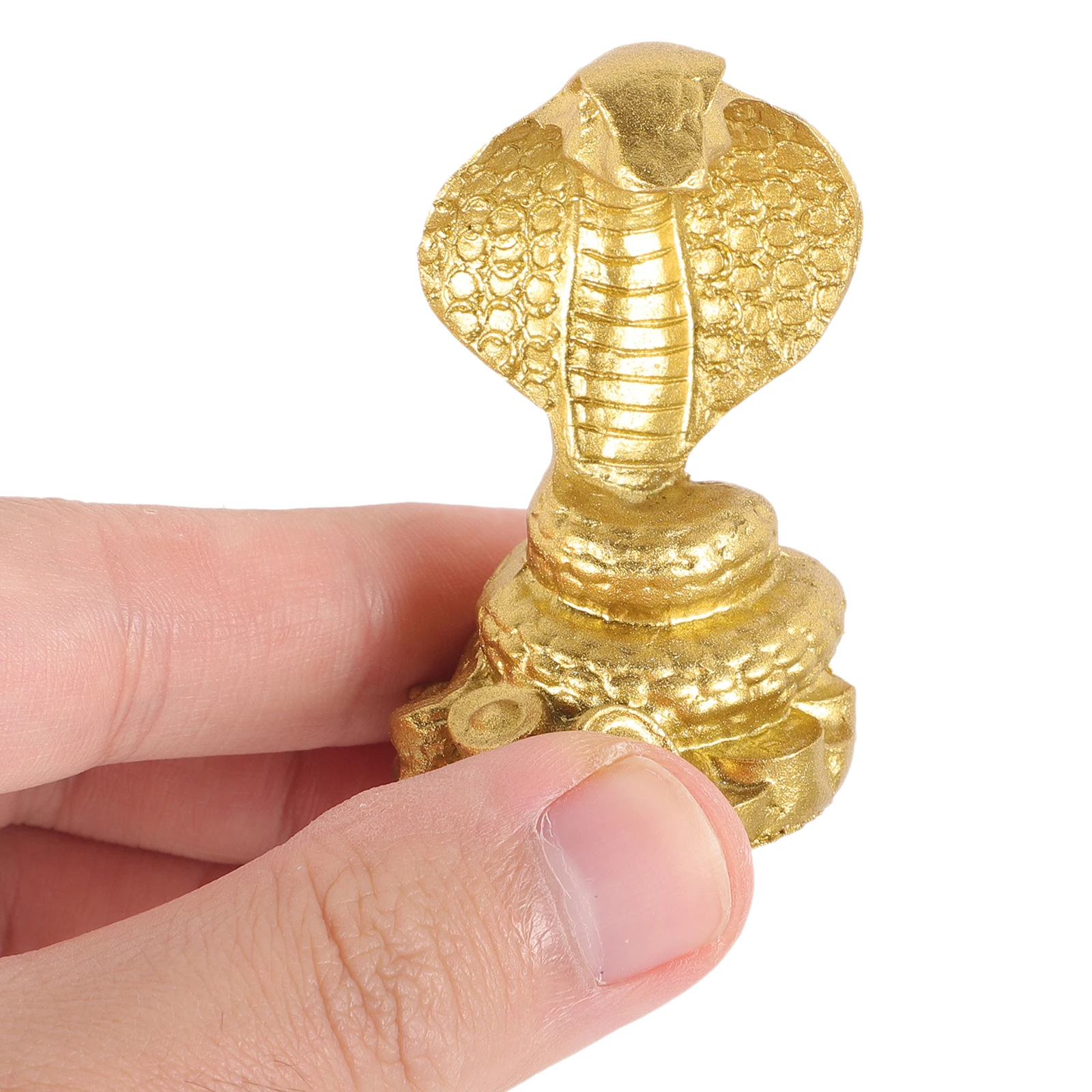 

Cobra Ornaments Snake Decor ing Miniature s Resin Animal Decoration