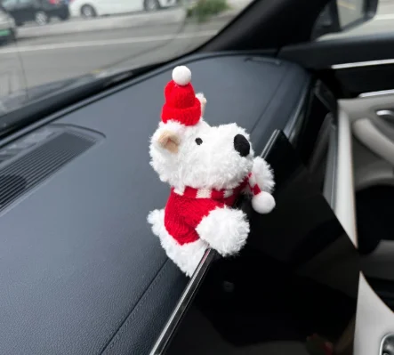 

car accessories Screen decoration cute dog interior MINI plush doll