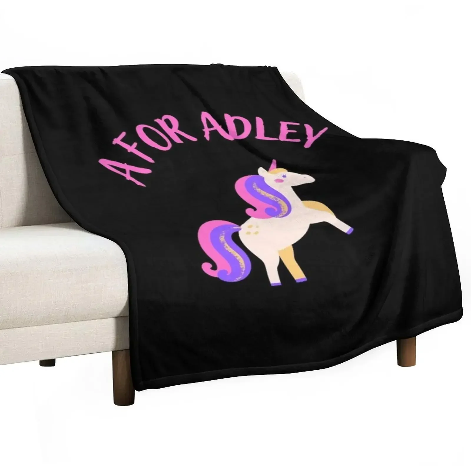 Youtube A For Adley, High quality and funny designs that your kids will love for sure Throw Blanket Picnic Blankets