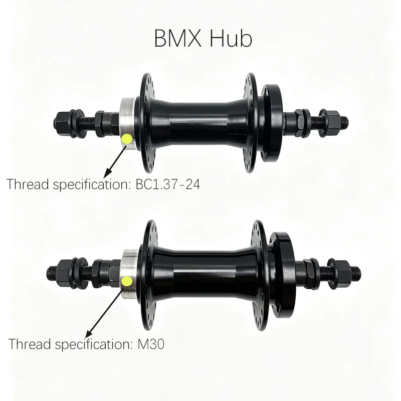 BMX street car Peilin Flower Drum single speed 14G * 36H hole, aluminum alloy material tooth pattern specification M30/BC1.37-24