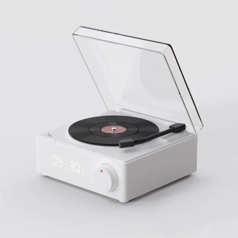 

X11 INS Wind Record Player Bluetooth Speaker Time Machine Bluetooth Audio Retro with Turntable Alarm Clock HD Sound Quality