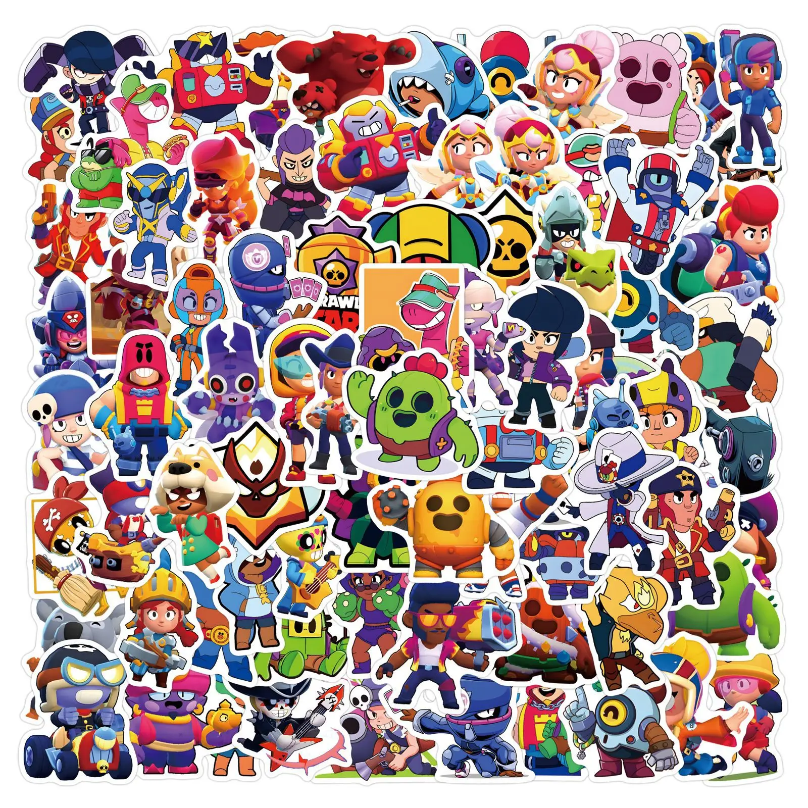 55 Game Cartoon Characters Wilderness Big Move Celebrity Decoration Laptop Water Cup Computer Refrigerator  Waterproof Stickers