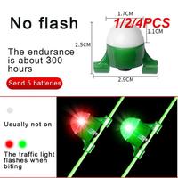 1/2/4PCS Fishing Bite Alarm Night Fishing Accessories Smart Reminder LED Light Fish Bite Alarm Light Outdoor Fishing Tools