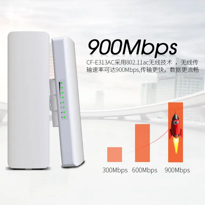 Wireless bridge 5.8G outdoor high-power long-distance transmission data CPE elevator scenic spot monitoring wifi network project