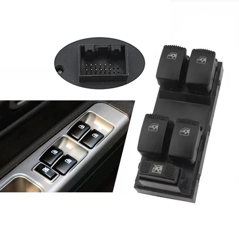 Interruptor de elevación de vidrio para ventana de coche, accesorios de botón de Control para Geely CK,CK2,CK3