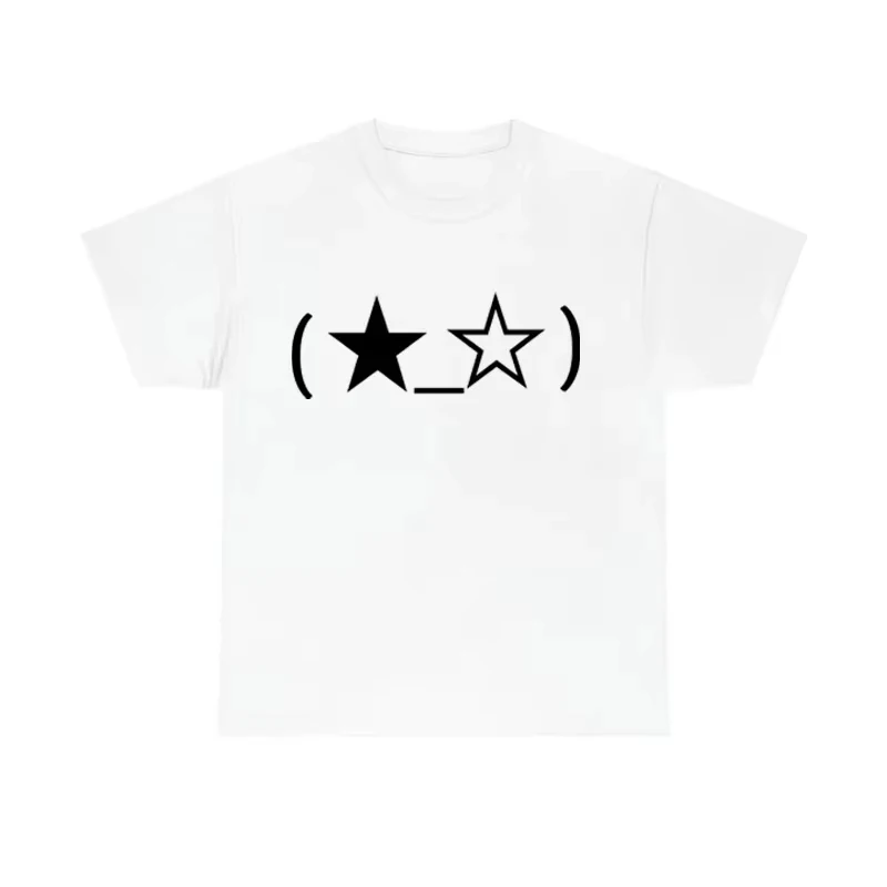 

Casual Hiphop Y2K T-shirt Harajuku Graphic Print Punk Short Sleeve Tops Streetwear Rock Goth Tee Summer Female Loose Clothes