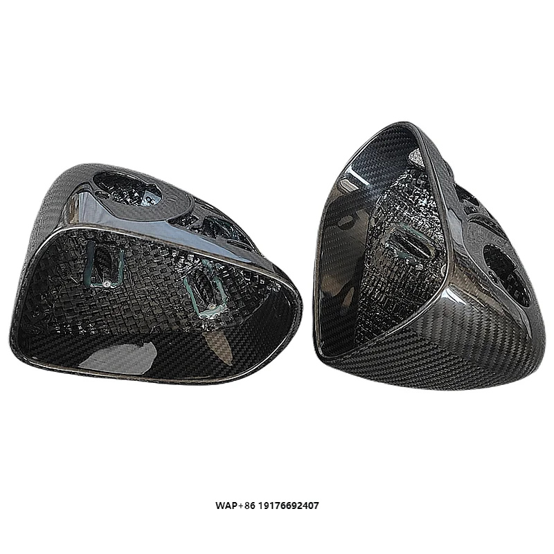 

Dry Carbon Fiber Replacement Style Rearview Mirror Cover Trim for McLaren 720S 540 570 650S Car Styling