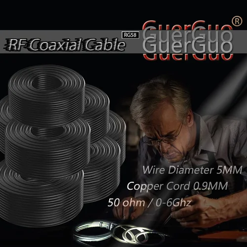 Imagen 2 del producto Cable de extensión de antena RG58 UHF PL-259 macho a UHF SO-239 hembra PL259 conector Pigtail para Radio CB Radio Ham transmisor FM