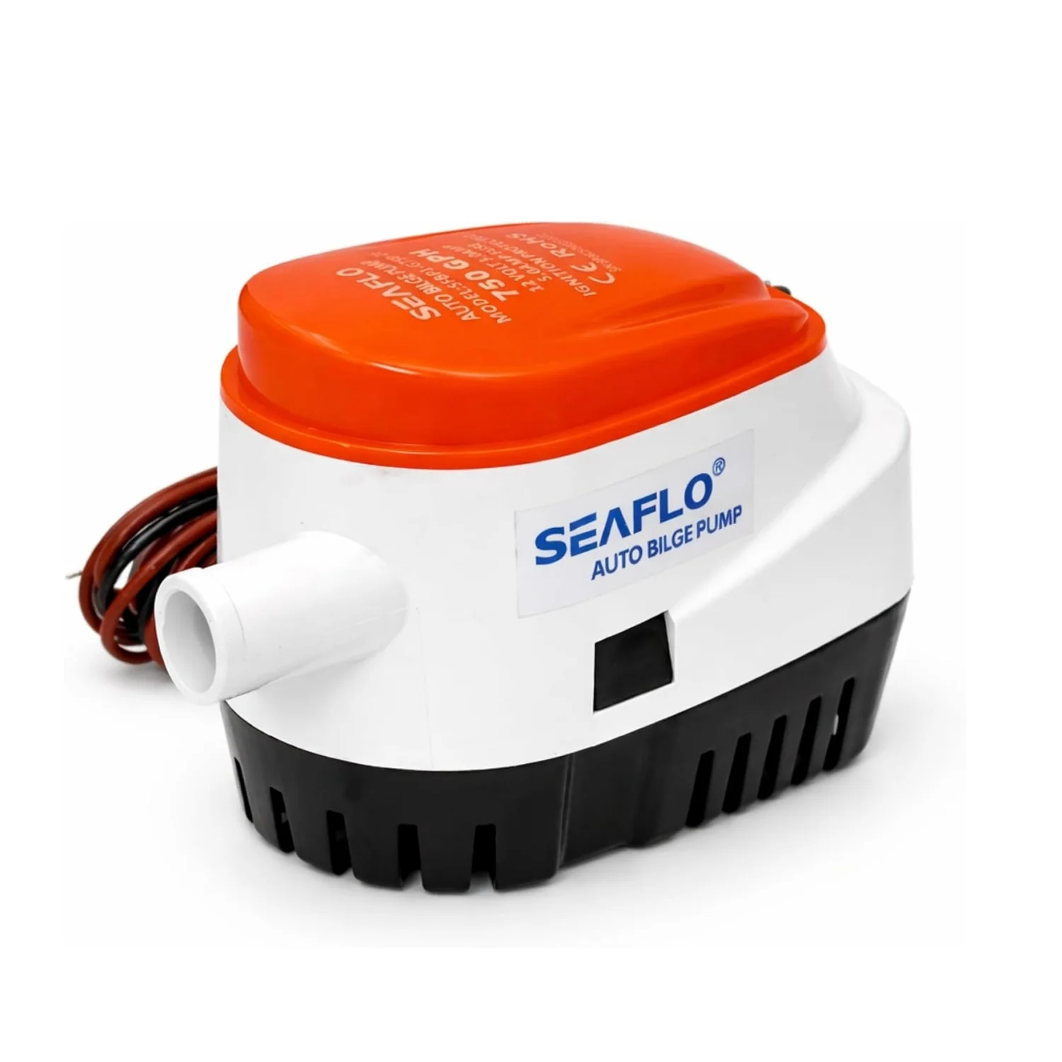 SEAFLO 06-Series 750GPH 12V/24V Automatic Submersible Bilge Pump for Boat Marine Use Built-in Float Switch 3/4" Outlet image 2