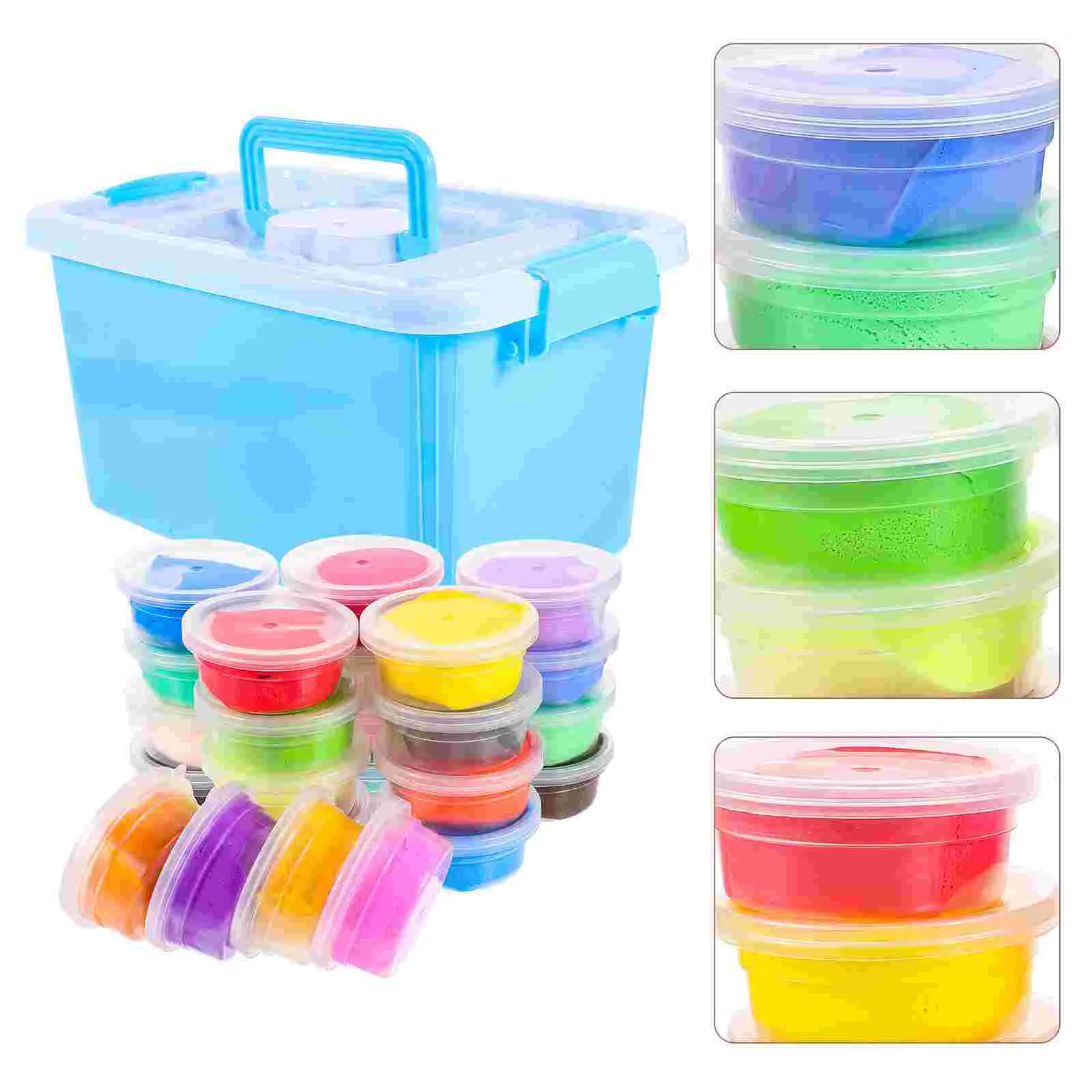 Children's Clay Air Dryer Tool Bright Color Light for Kids Modeling Clays Toddler Craft Kit Toy