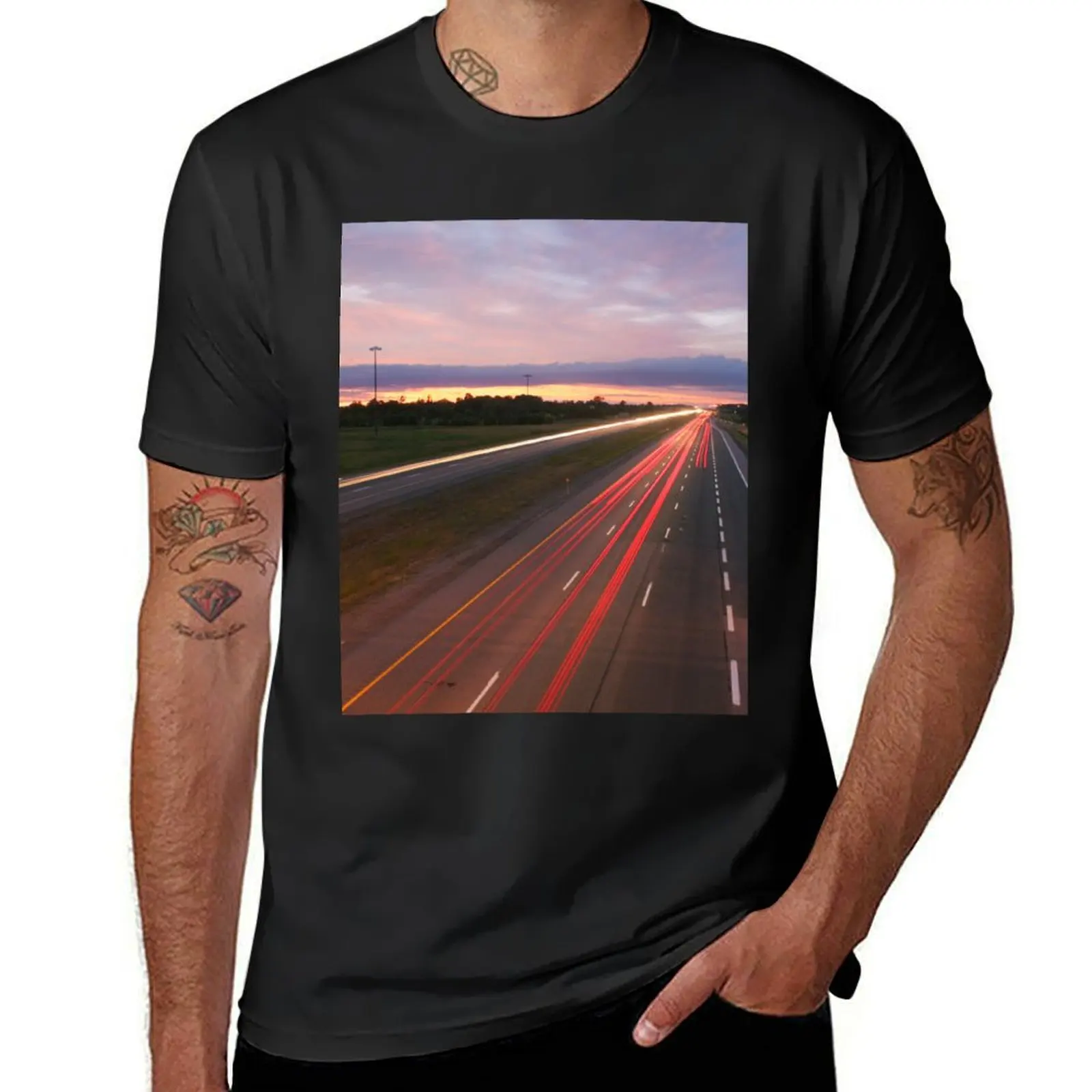 

The luminous journey highway T-Shirt cute clothes cute tops korean fashion t shirts for men pack