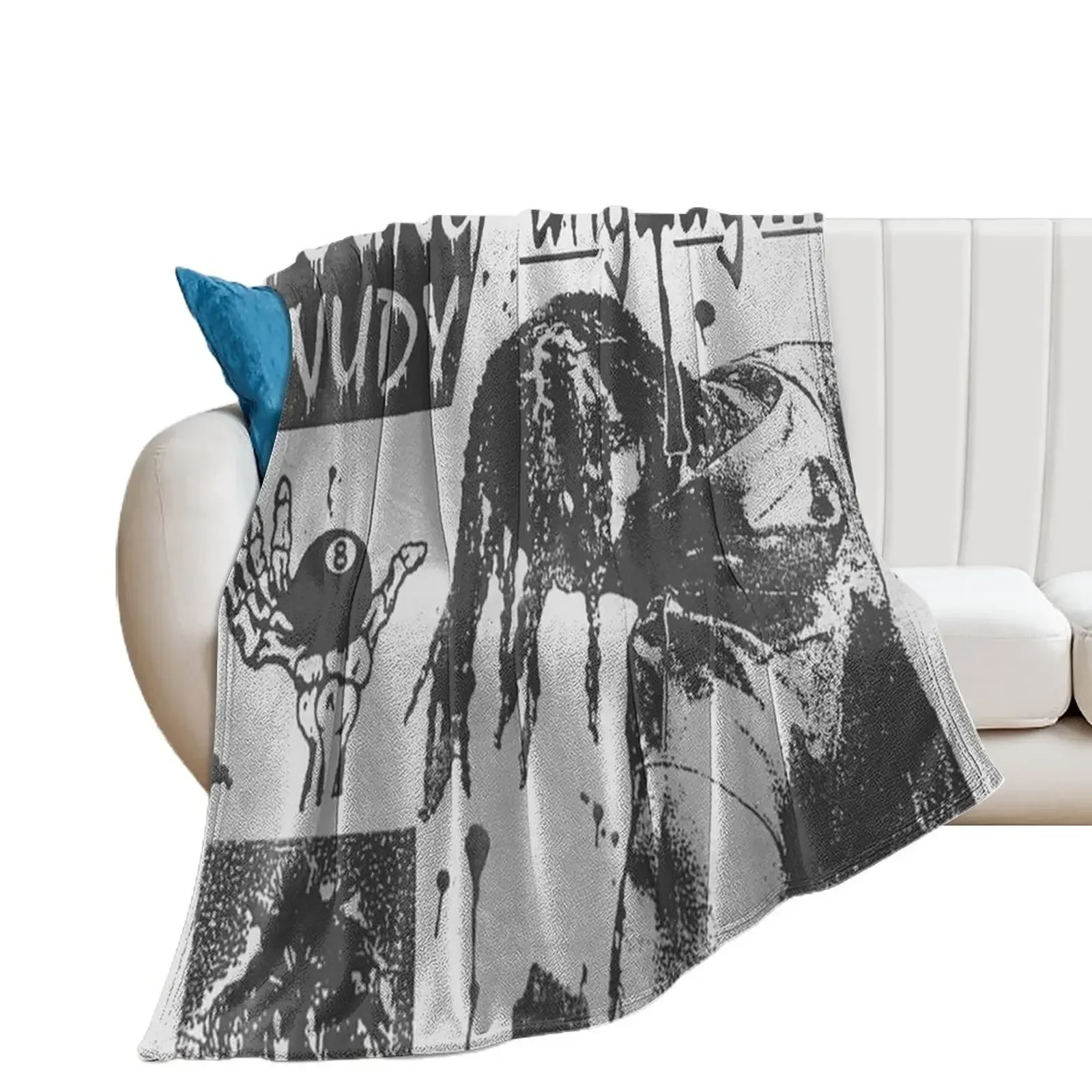 young-nudy anyways, nudy Throw Blanket Soft Big Hair Decoratives Multi-Purpose Blankets