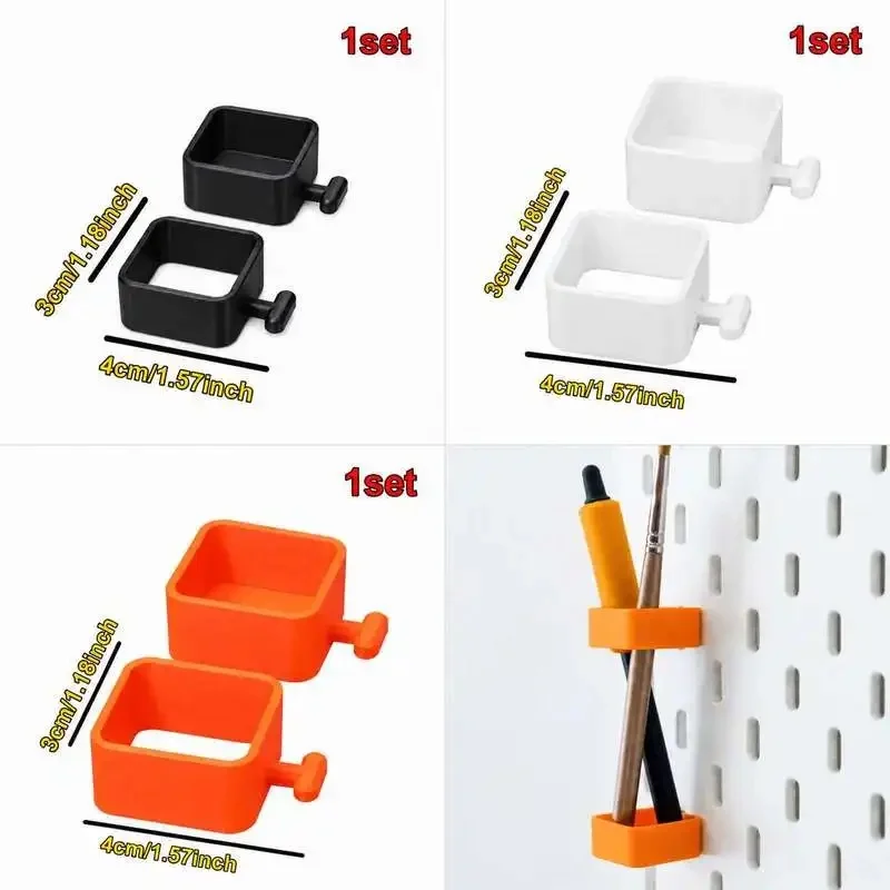 Wall Mount Small Storage Tray Fit Skadis Pegboard Garage Hardware Component Collection Holder