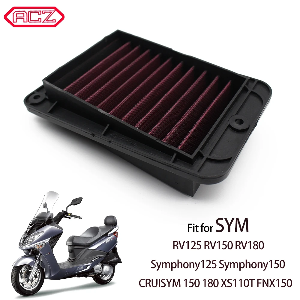 

Motorcycle Cleaner Air Filter for SYM RV125 RV150 RV180 CRUISYM 150 180 XS110T FNX150 Symphony125 Symphony150