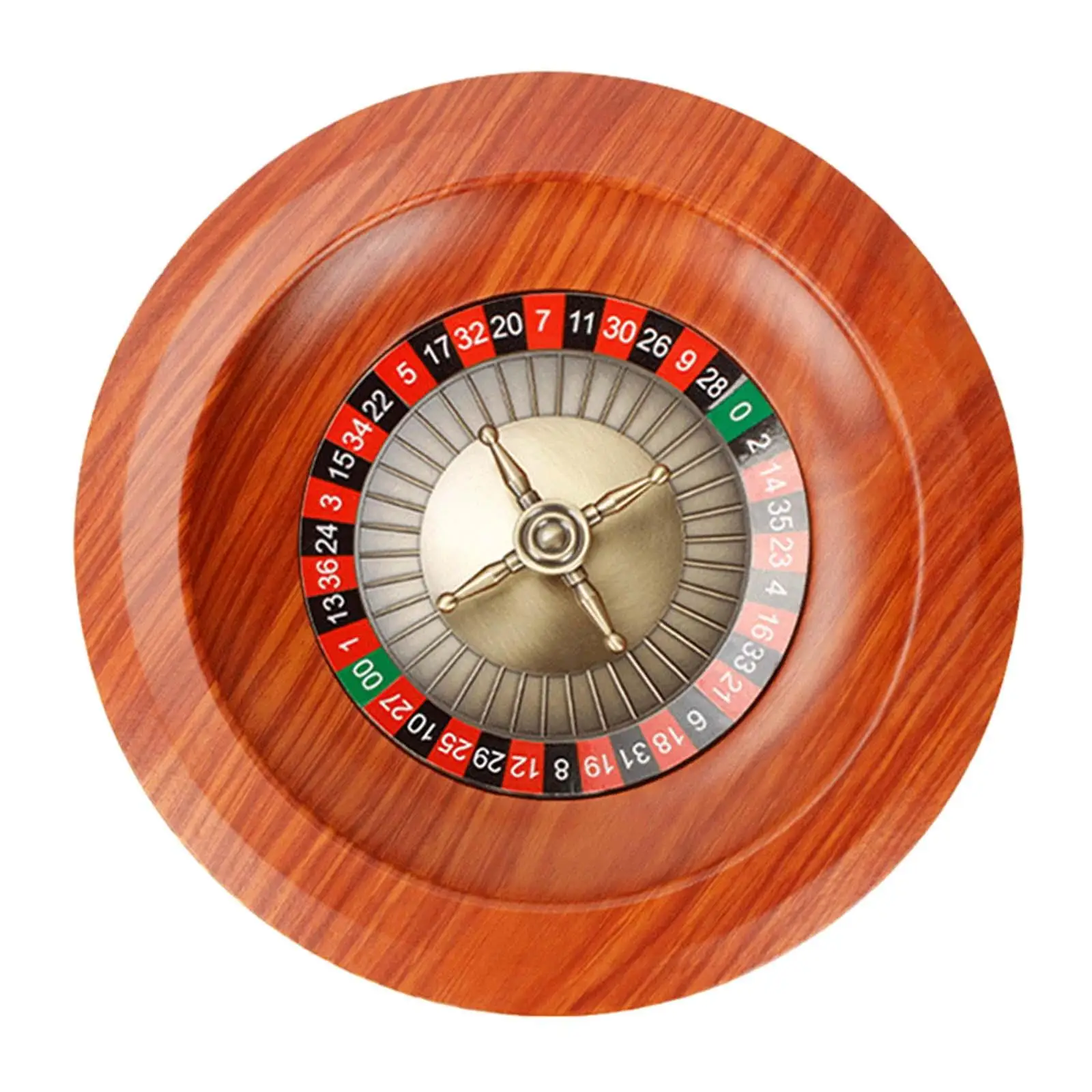 Roulette Wheel, Tabletop Party Portable Multiplayer Turntable Table Games 12'' for Gathering Events