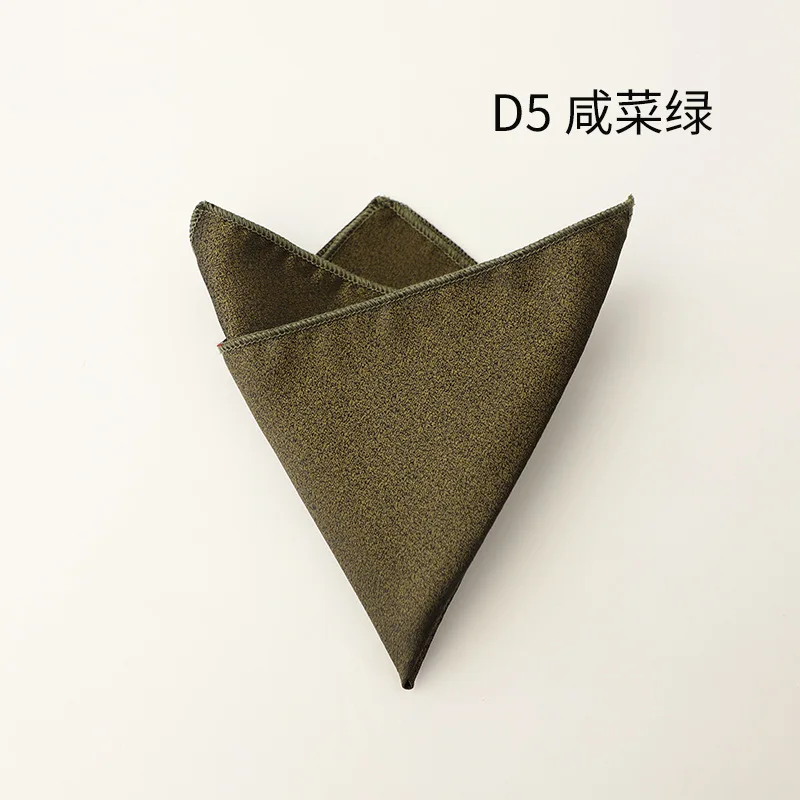 Solid White Pocket Square Handkerchief for Men