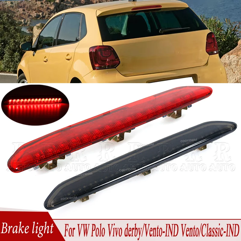 Rear LED Brake Light For VW Polo MK4 IV Hatchback 9N 9N3 2002-2008 2009 2010 Additional Third 3RD Stop Warning Lamp 6Q6945097