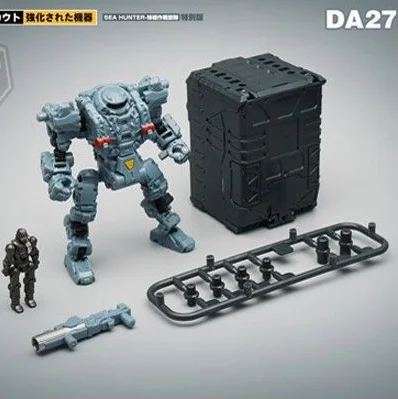 

MFT Limited Edition Transparent Power Suit Lost Planet Diaclone DA02030809T with Minifigure Hangar Model Toy Collection Doll