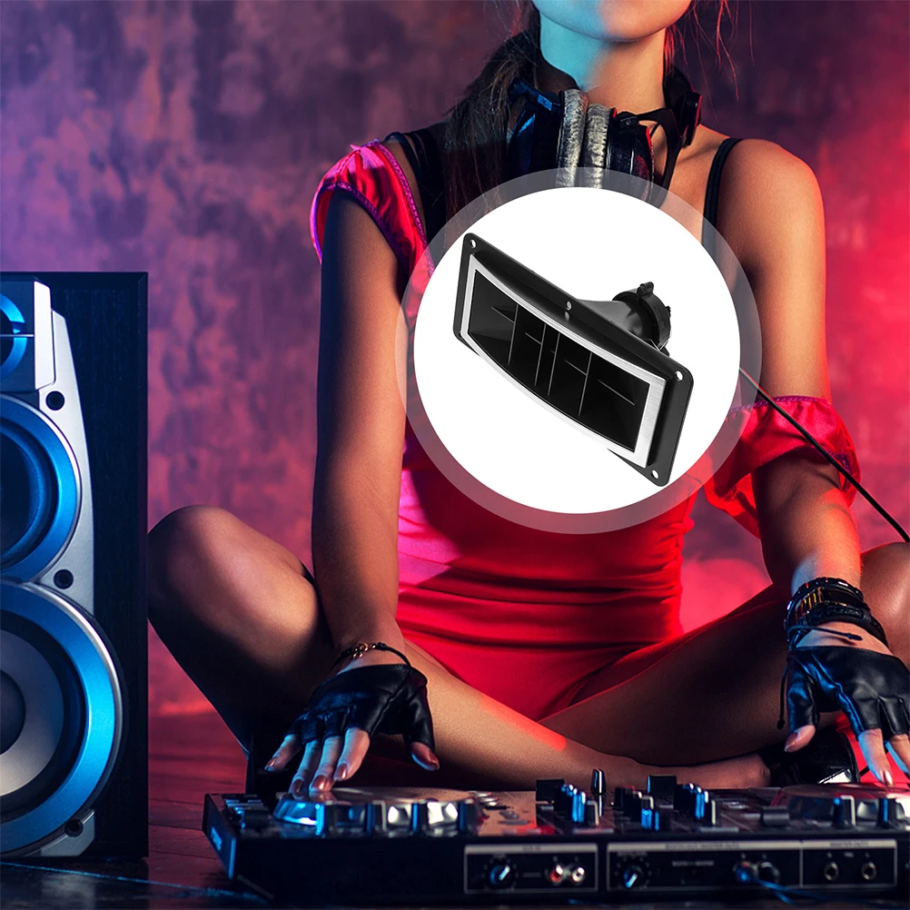 

2pcs Horn Tweeter Replacement Abs Heat Resistant Clear Speaker Tweeter For Stage Audio Systems Loudspeaker Part