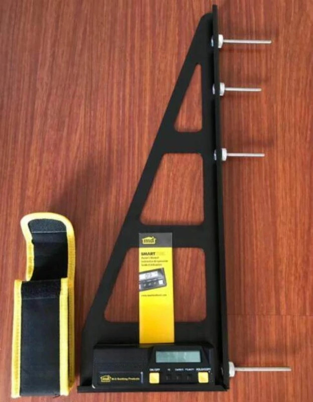 Automobile tire inclination ruler, four-wheel positioning level measurement tool, universal for front and rear wheels